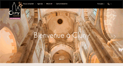 Desktop Screenshot of cluny-tourisme.com